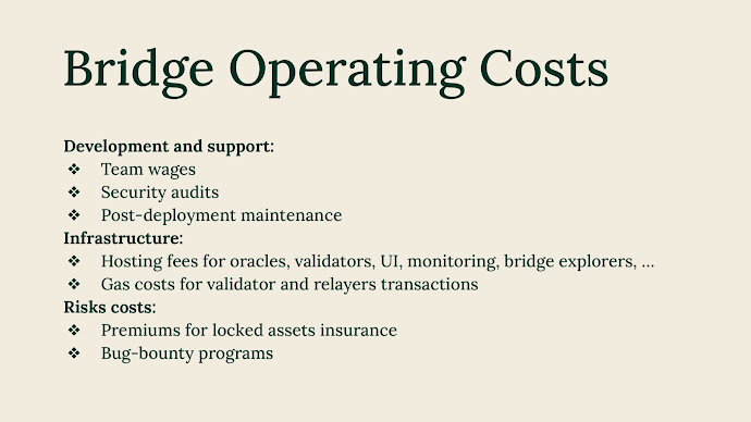 Bridge operating coasts