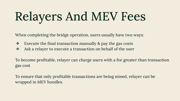relayers and MEV fees